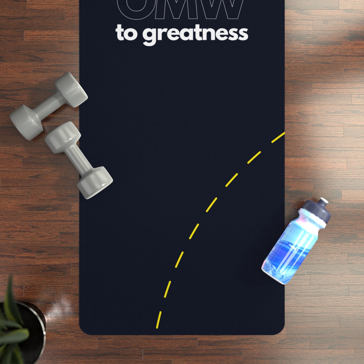 On My Way to Greatness Yoga Mat