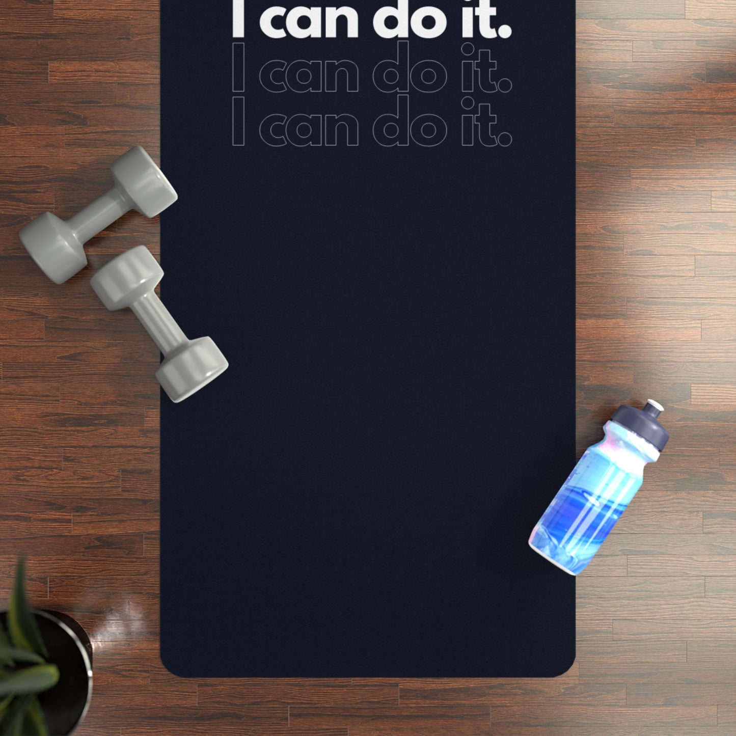 I Can Do It Yoga Mat